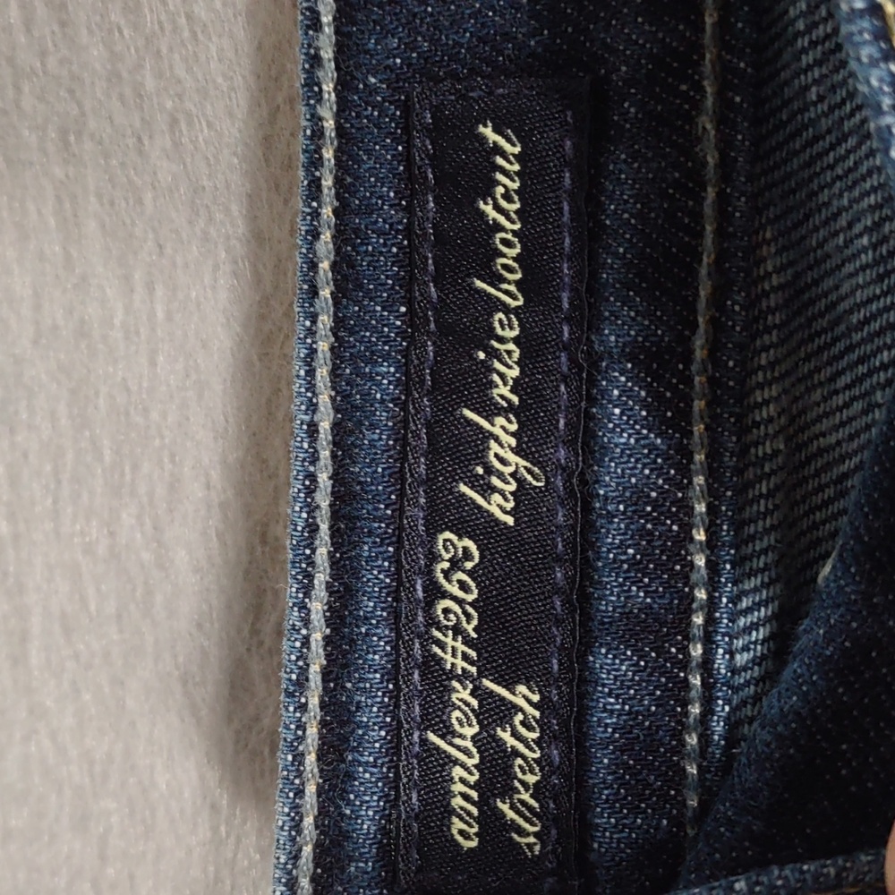 Citizens of Humanity Amber#263 Stretch High-Rise Boot Dark Wash Jeans Size 28 - Picture 5 of 13